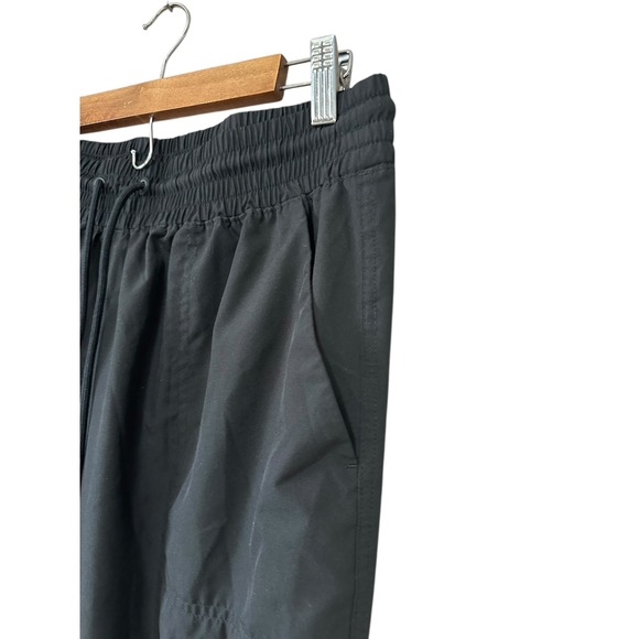 Old navy STRETCH TECH Dry Quick Black Jogger Pants Women Size L Elastic Waist - Picture 3 of 7
